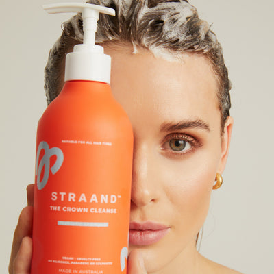 Brand models holding crown cleanse