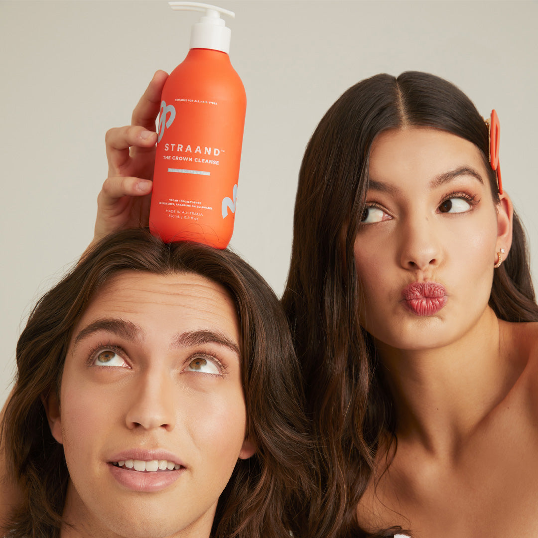 Brand models holding crown cleanse